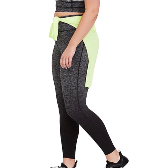 Torrid Women’s Plus Size Grey & Black Ombre Active Legging Size 3X - Picture 3 of 7